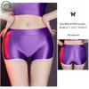 Silky Glossy Hip-Lifting Yoga Shorts: Campus Style Body Shaping Lingerie