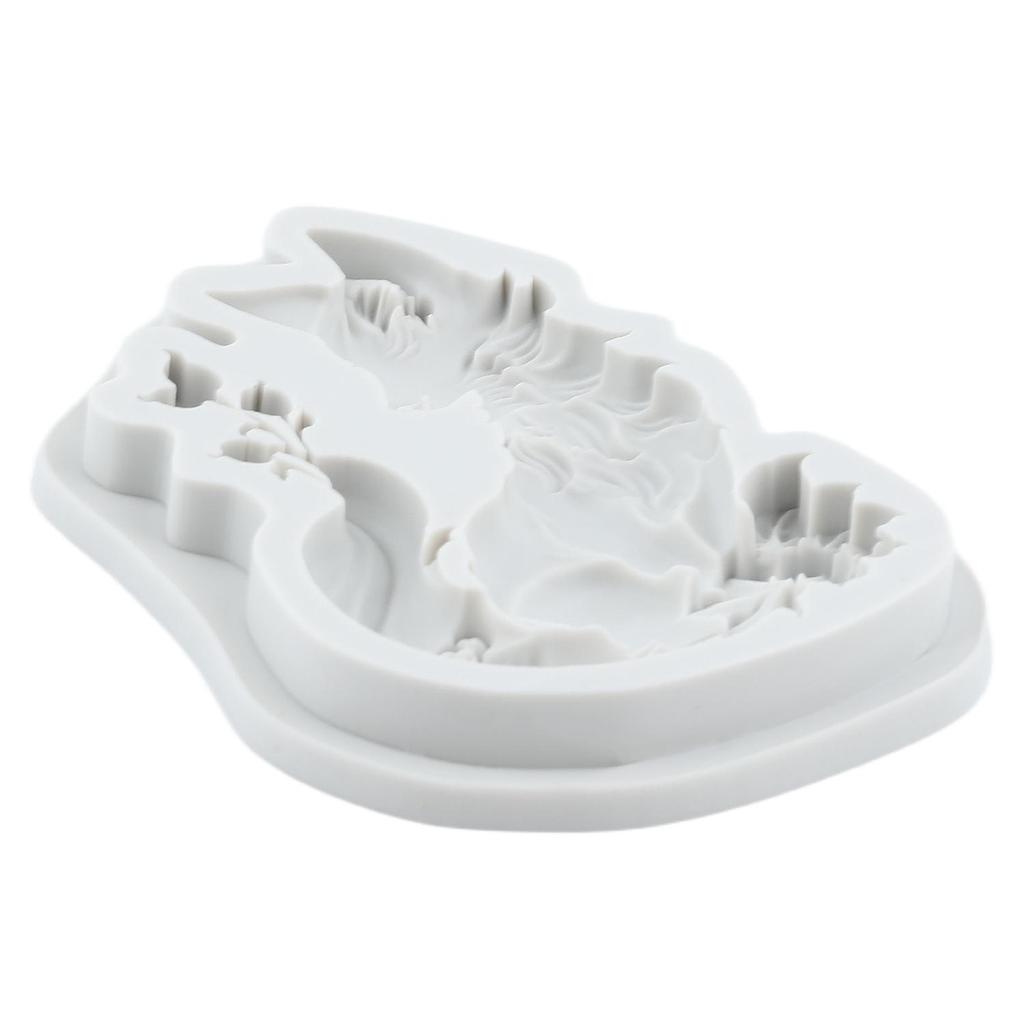 Животное Лиса Силиконовые формы Форма для мастики Лиса Инструменты для украшения торта Топпер для кекса Конфета Шоколад Форма для гампасты