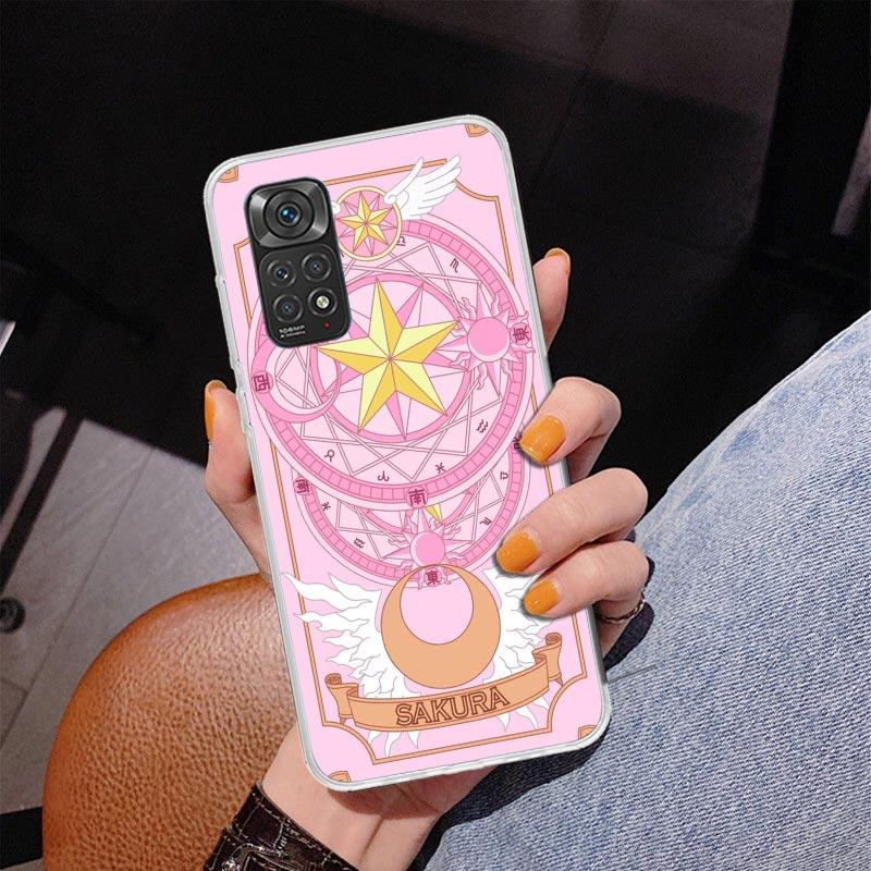 CardCaptor Sakura Anime Phone Case For Xiaomi Redmi Note 15 14 13 12S 12 11 Pro Plus 14S 11S 11E 10 10S 11T 5G Personalized Cove