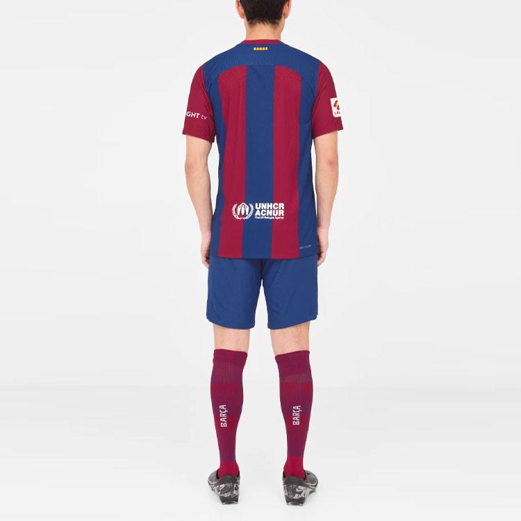 Nike Футболка мужская в полоску Barcelona 23/24 Home Player Edition, синяя DX2615-456