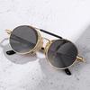 NEW Round Steampunk Sunglasses Men Women Fashion Metal Glasses Brand Design Vintage Sunglasses High Quality UV400 Gafas