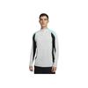 Nike Dri-Fit Strike Fashion Удобная универсальная футболка с длинным рукавом Мужские топы Dust-Light Black Vibrant-Blue FN2404-025