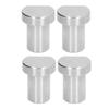 4PCS Workbench Stop Dog Dia 19mm Stainless Steel Silver Desktop Peg Brake Stop for Woodworking