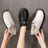 2024 New Spring Sneakers Women Shoes Loafers Lace Up Leather Flat  Casual Comfortable Mom Shoe Mujer Zapatos Chaussure Femme