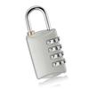 Coded Lock Zinc Alloy Keep Security Combination Padlock for Luggage Cases Filing CabinetsSilver