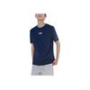 Fila Logo Sports Fashion Cotton Crew Neck Knit Short Sleeve T-Shirt Men T-Shirt Legendary-Blue F51M128198F