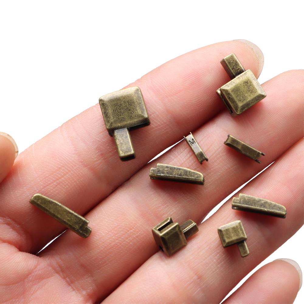 10 Sets 5 Colors Metal Accessories DIY Sewing Zippers Repair Zipper Stopper Clothes Making Open End