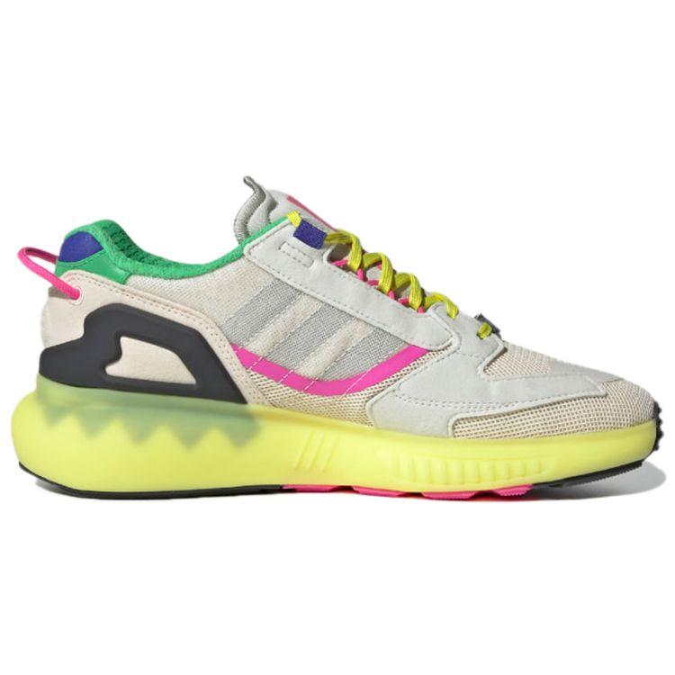 Adidas ZX 5000 Boost Wonder White Acid Yellow Женские кроссовки White-Tint GV7704