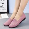 New Spring and Summer Old Beijing Cloth Shoes Female Flying Woven Breathable Soft Sole Pedal Casual All-match Dancing Shoes