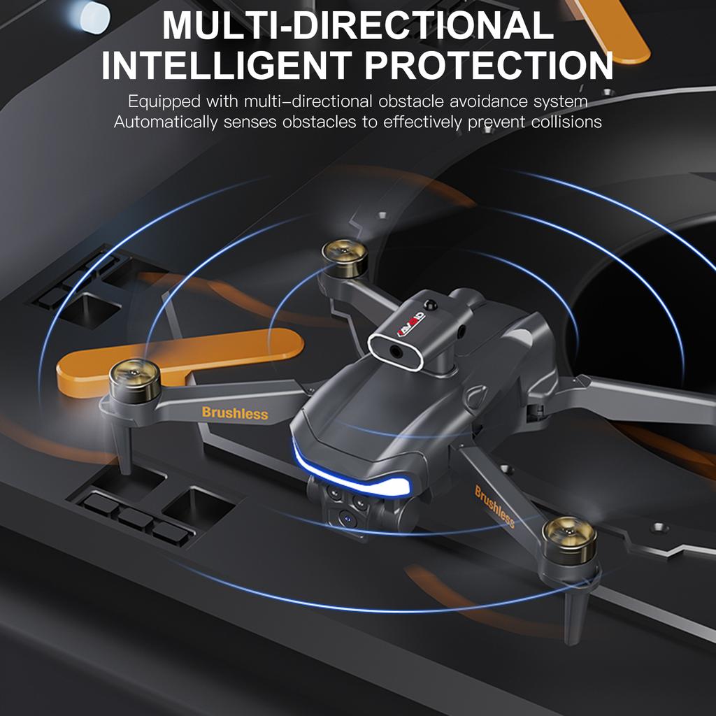 Mini Quadcopter for Kids with 8K HD Camera Foldable Remote Control Toys Gifts for Boys Girls with Brushless Motor,