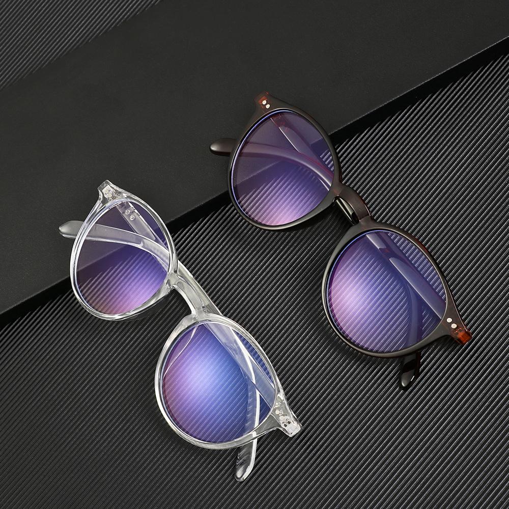 Retro Optical Spectacles Flat Mirror Eyewear Blue Light Blocking Glasses Gaming Filter Glasses