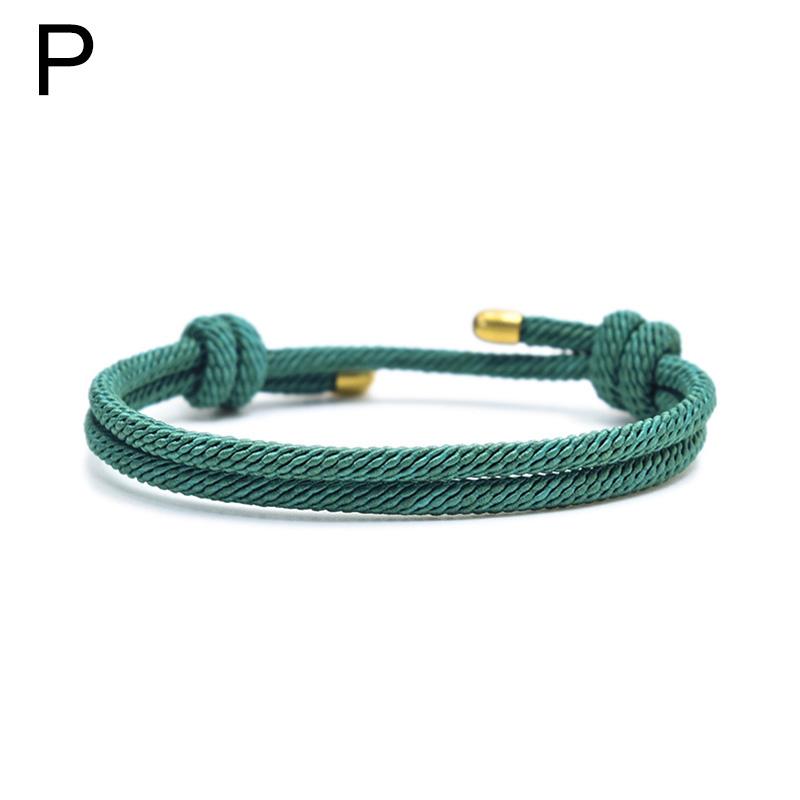 1 шт. модные регулируемые браслеты однотонные миланские веревочные браслеты ручной работы пара браслетов