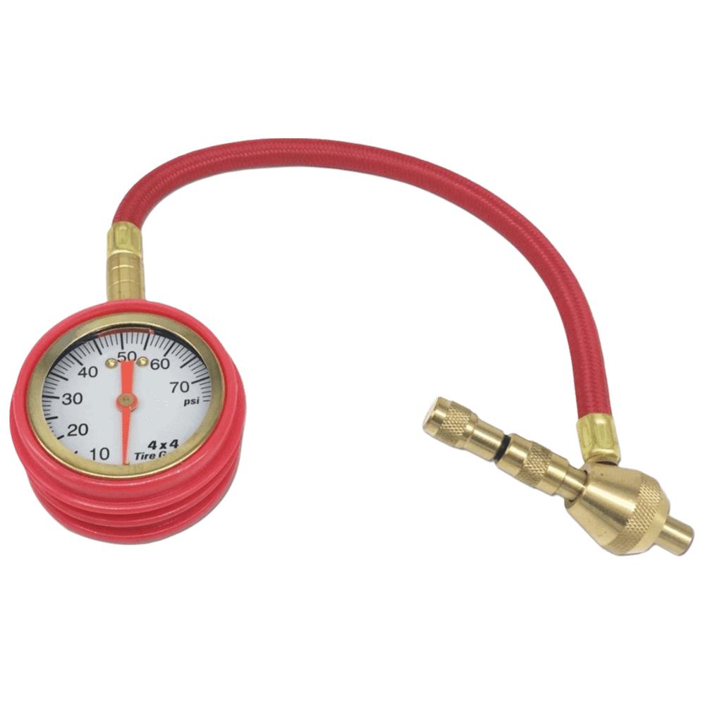 Digital Display Tire Pressure Gauge Automatic Deflation 200 Psi Capacity Mechanical Tire Gauge Accurate Reading Metal Manometer