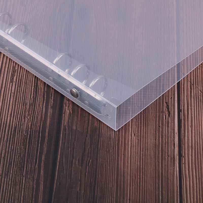 Творческая прозрачная папка из полипропилена из саржи A6 A5 с шестью отверстиями B5 с девятью отверстиями