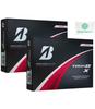 Bridgestone Golf Balls TOUR B X White 2 Dozen (24 Balls) 2024 Model Original Pocket Tissue Included