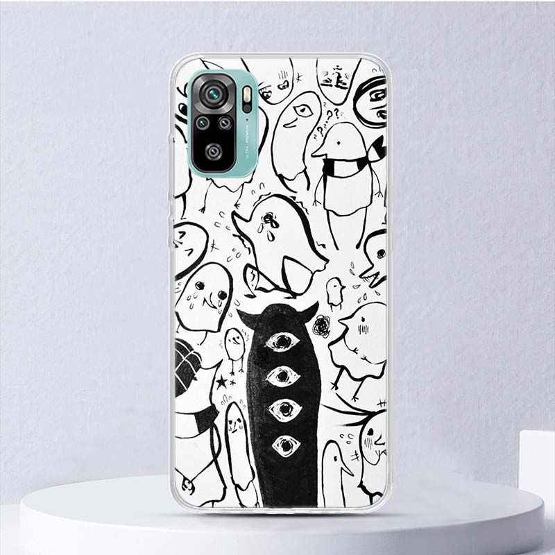 Мягкий чехол Oyasumi Punpun для Xiaomi Redmi Note 14 13 12S 11S 10S 12 Pro Plus Чехол для телефона 11 10 11E 11T Note14 Оболочка Coque Note1