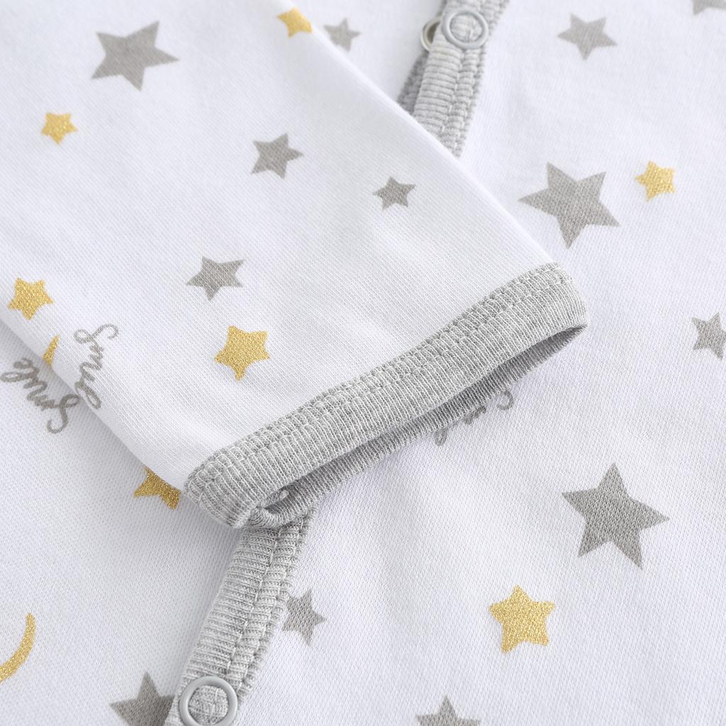 Yellow Stars Newborn Clothes Fashion Long Sleeve Romper Baby Boy Clothing Cotton Baby Bodysuits Jumpsuits
