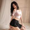 Sexy Lingerie Pure Desire Uniform Hollow Secretary Outfit Professional Short Skirt Seduction Milk Passion Pajama Suit