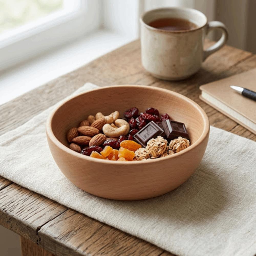 Wood Noodle Bowl Rounded Bowl Yogurt Bowl Eco Friendly Rice Bowl  Soup Serving