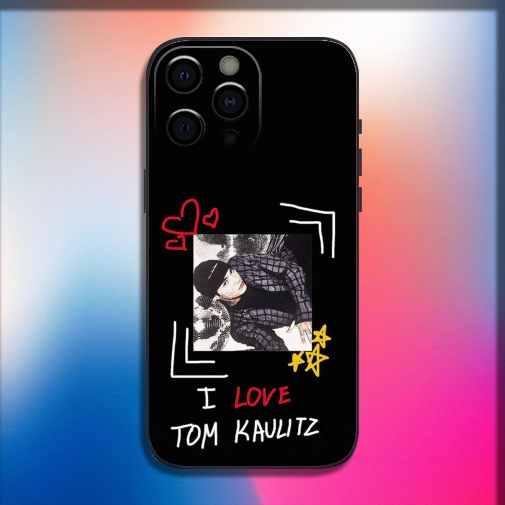 Чехол для телефона певца Т-Тома Билла Каулица Для iPhone 16,15,14,13,12,11,Pro,X,XS,Max,XR,Plus,Mini Мягкий Черный Чехол