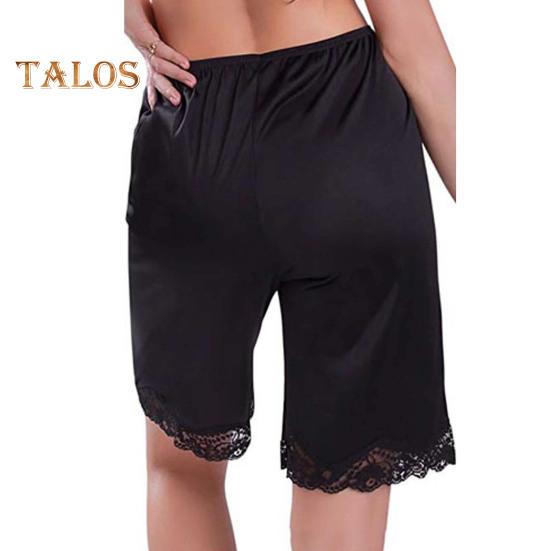 Women Shorts Elastic High Waist Summer Bottom Shorts Solid Color Lace Trim Silky Shorts Loose Fit Casual Vacation Shorts