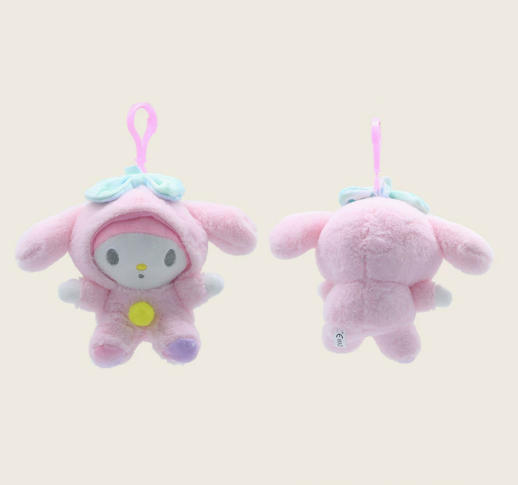 Пижама Sanrio со звездами Куроми Мой Мелоди Пом Пон Пюрин Почакко Плюшевые Игрушки Брелок Фигурка Детский Подарок Плюшевая Кавайная