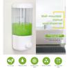 Bathroom Non-Punching Manual Press Soap Dispenser Wall Hanging Traceless Paste Disinfectant Bottle Transparent Dispenser