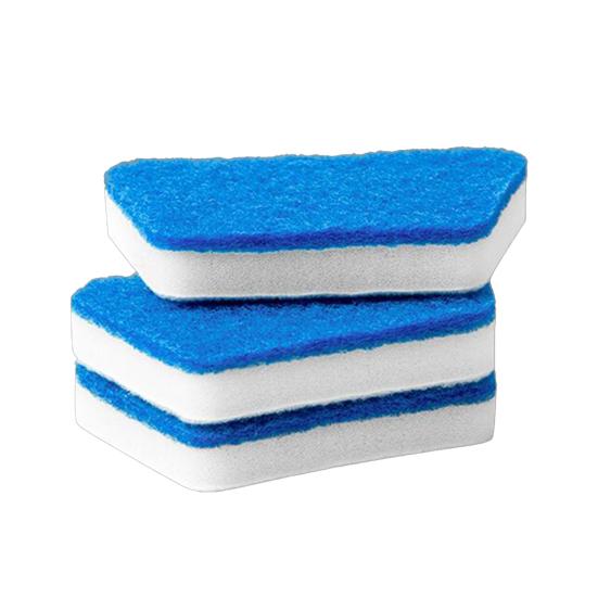 Floor Brush Pressable Strong Decontamination 90 Degree Rotation Effortless Cleaning Removable Window Sponge Cleaning Brush for Kitchen