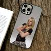 Чехол для телефона Avril Ramona Lavigne для iPhone 17,16,15,14,13,12,11 Plus,Pro Max,XS,Цветной Серебряный Покрытый Внутренний Чехол
