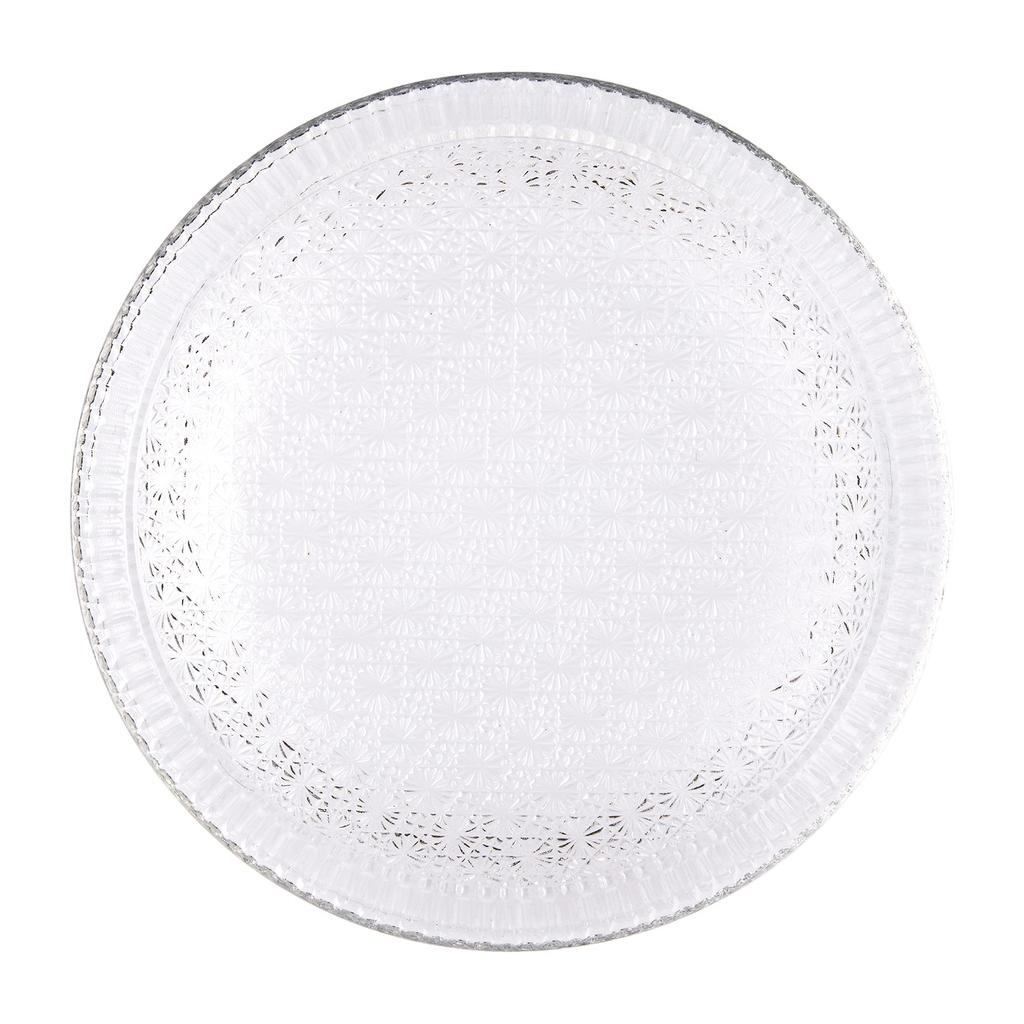 Mizusaki Glass Fruit Plate, Approximately 17cm, Miyabi, Made In Japan, MKG-210121