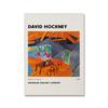 David Hockney Art Prints Exhibition Vintage Canvas Poster Abstract Artwork Painting Wall Pictures for Living Room Wall Art Decor