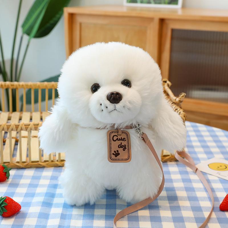 Leash Poodle Plush Toy Plush Toy Puppy Doll Children's Birthday Gift