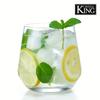 1pc/4pcs KING CRYSTAL Stemless Wine Glasses 15.1oz Clear Drinkware Glasses Summer Drinks Glass Wine Glass Set Ideal Gift Shatterproof Glassware Party