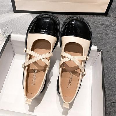 X1 [] Сад Мюррея _ ретро туфли Мэри Джейн на платформе с круглым носком женские туфли