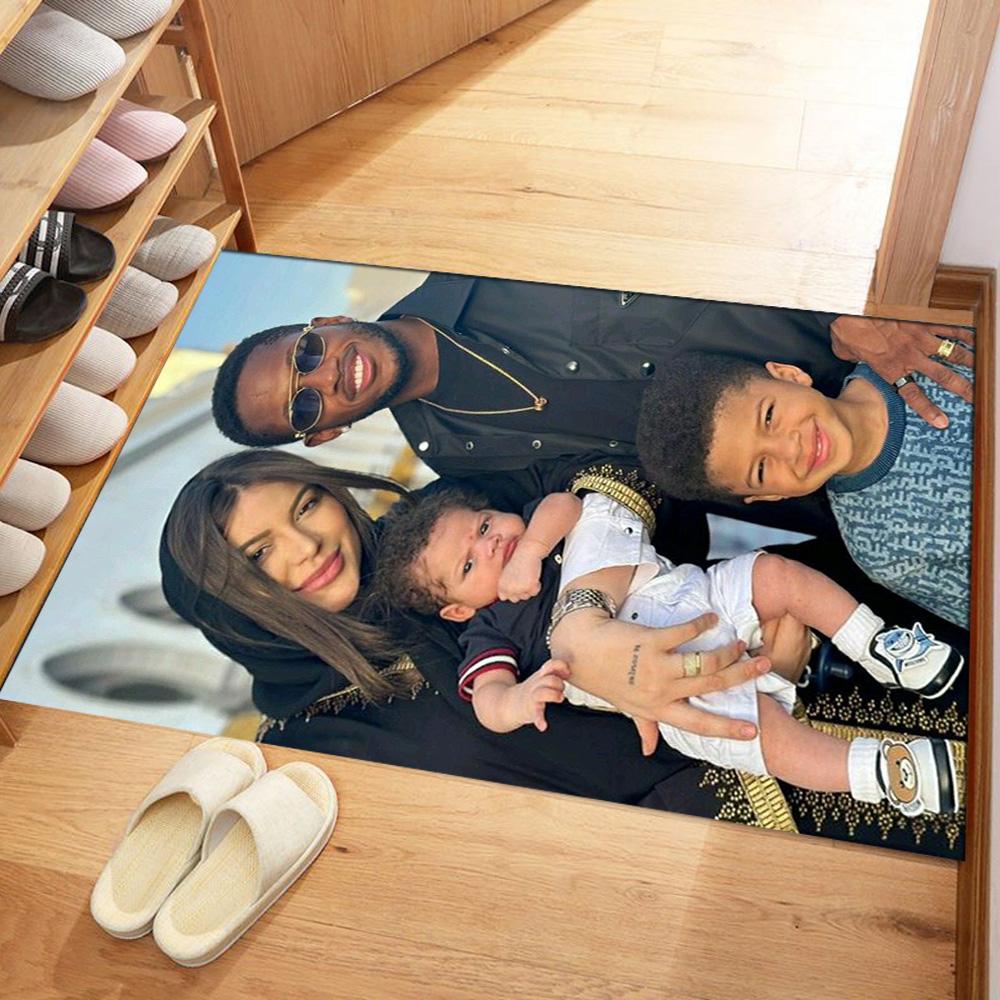 Customize Photo Customize picture Area Rug Perfect for Outdoor Balcony Dining Room Entryway Anti-slip Rug Office home decor Best for Christmas