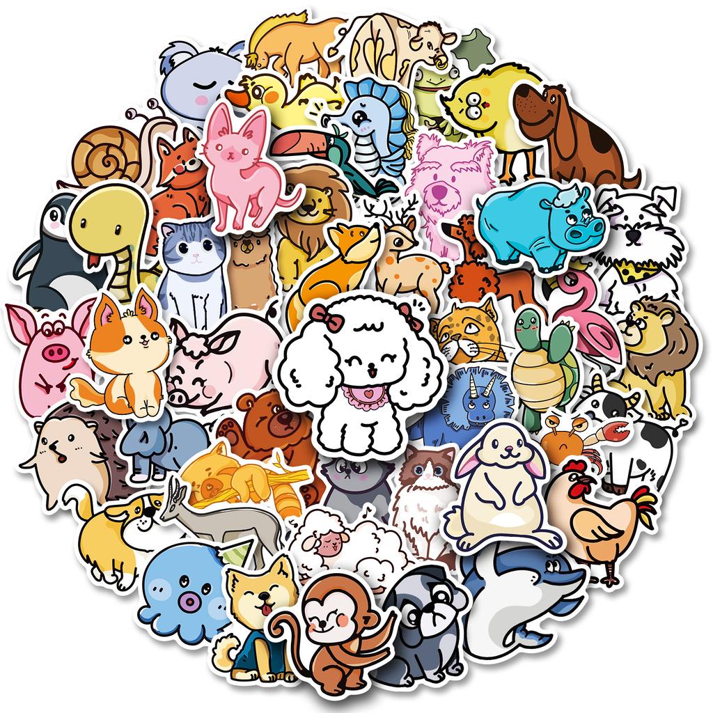 50Pcs New Stickers Cute Stickers Notebook Mobile Phone Stickers