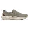 Skechers Слипоны Удобная обувь для ходьбы Легко надевать и снимать Легкие Дышащие Низкие Повседневная обувь Мужские кроссовки Серый Коричневый 211085-TPE