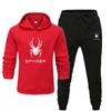 2025 Classic Leisure Set Autumn New Spider Personalized Pattern Printed Hoodie Set