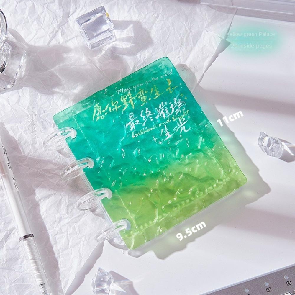 Цветной альбом для фотокарточек "Колотый лед" 3 дюйма, альбом для коллекционирования карточек айдолов, новый альбом для карточек, унисекс