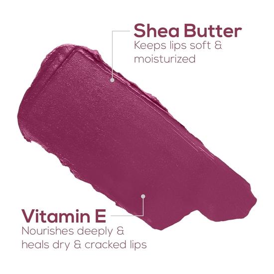 Помада RENEE Marble Lipstick - Viola 4 г, насыщенная с высоким содержанием цветных пигментов, увлажняющая, обогащенная маслом ши и витамином Е