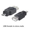 USB2.0 Adapter Micro/Mini Male Female Converter Connector USB Changer Adapter for Computer Tablet PC Mobilephones