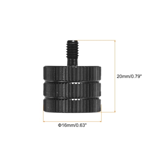 uxcell Microphone Stand Adapter 1/4 Female To M4 Male Screw Thread Adapter for Microphone Stand Mounting and Camera Tripod Adapter
