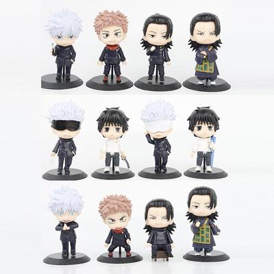 12 Фигурок Jujutsu Kaisen: Аниме-игрушки Юдзи Итадори и Сатору Годжо для игровых автоматов и в качестве украшений