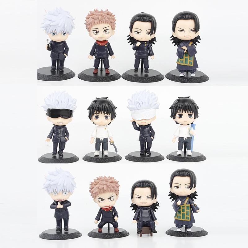 12 Фигурок Jujutsu Kaisen: Аниме-игрушки Юдзи Итадори и Сатору Годжо для игровых автоматов и в качестве украшений