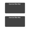 2 шт. велотренажер нескользящий коврик шумоподавление велотренажер стационарный велосипед эллиптическая беговая дорожка звукопоглощающий коврик