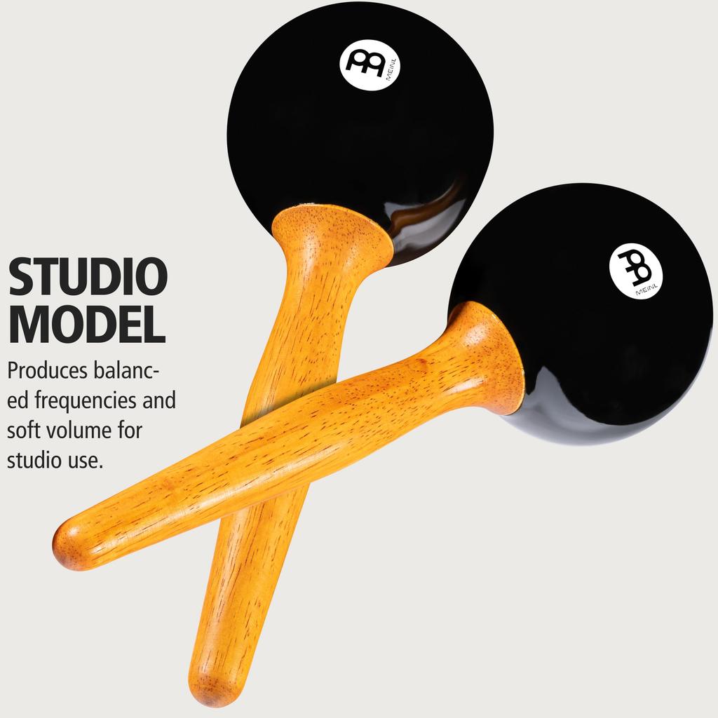 MEINL Перкуссия Meinl Maracas Pair Studio PM1BK []