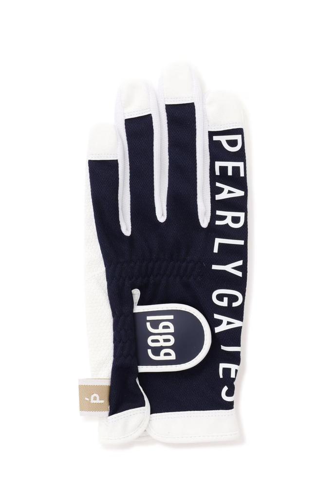 PEARLY GATES Unisex One-Handed Golf Glove (Moisture-Wicking, Quick-Drying, UV Protection) / 053-4185401 120_Navy SS (Sizes 17-18cm)