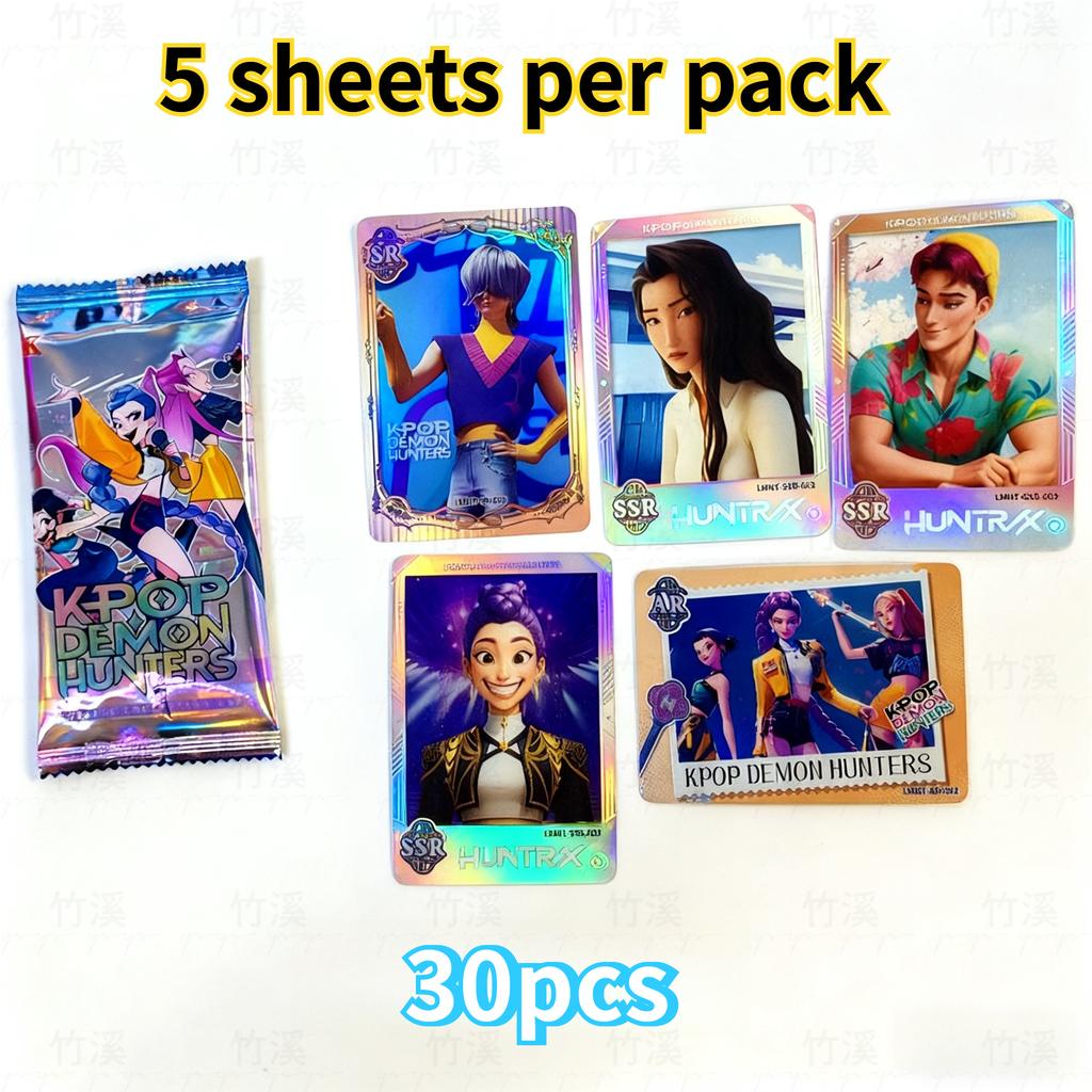 Аниме Коробка-сюрприз | Коллекционный набор карточек с голографической фольгой - Абсолютно неожиданный слепой пакет для детей и коллекционеров