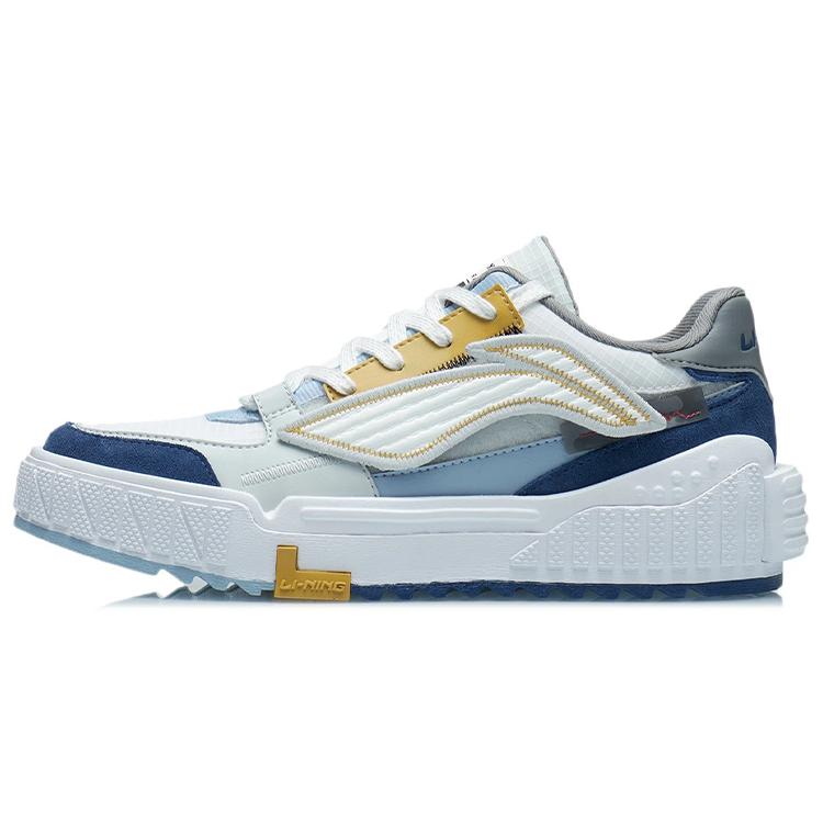 Li Ning Attack Ace Текстиль, Синтетическая кожа Нескользящая, Износостойкая, Легкие Низкие Кеды для Скейтборда AGCR309-4