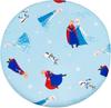 MORIPiLO Morishita Disney Frozen Подушка для сиденья Подушка для стула 40x40 см круглая крутая пена с эффектом памяти Товары с персонажами Disney Princess Синий 4621382